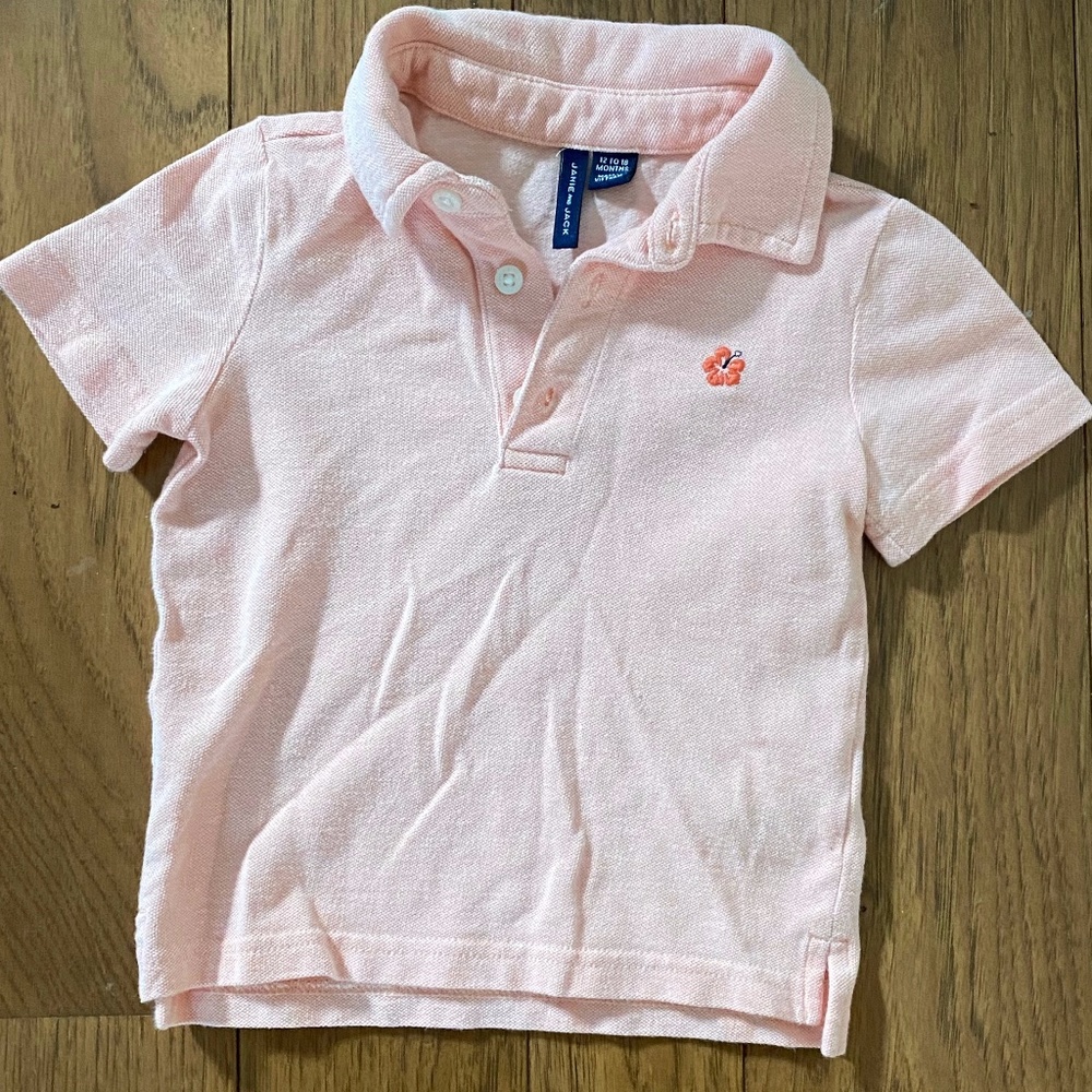 Janie and Jack Hibiscus Polo (12-18 Months)